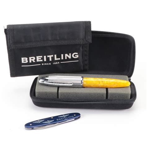 breitling pen knife|breitling ballpoint pen pouch.